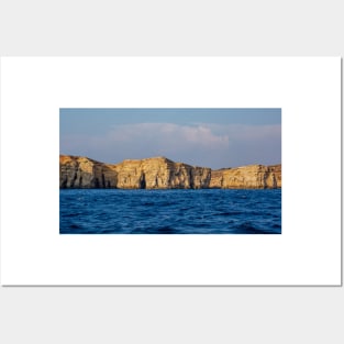 Rocky edges of the Comino island Posters and Art